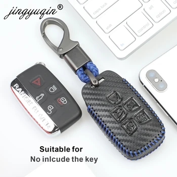 Cover chiave in carbonio per Jaguar XE XJ XJL XF C-X16 chitarra Land Rover A9 Range Rover Sport Evoque Freelander 2 Discovery custodia in pelle 2 Cover chiave in carbonio per Jaguar XE XJ XJL XF C-X16 chitarra Land Rover A9 Range Rover Sport Evoque Freelander 2 Discovery custodia in pelle - Cover chiave in carbonio per Jaguar XE XJ XJL XF C X16 chitarra Land Rover