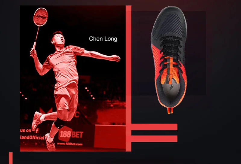 Клиренс) Li-Ning мужские кроссовки RANGER 3,0 TD для бадминтона, тренировочная обувь с подкладкой, спортивная обувь для фитнеса, кроссовки AYTN053 XYY117