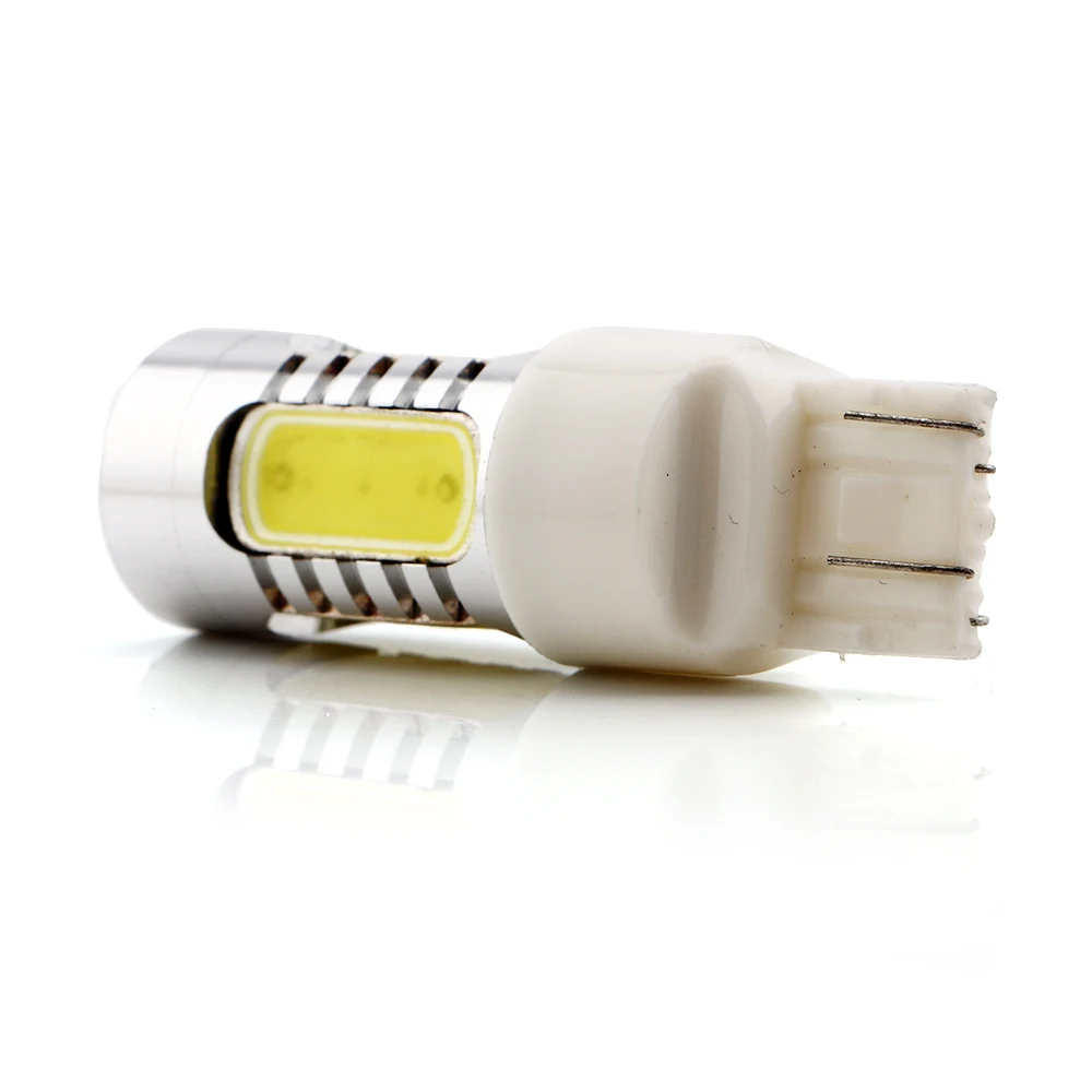 YM E Bright 2 шт. T20 7443 7444NA W21/5 Вт COB 7 5 12 в 24 В Светодиодные Автомобильные Лампы