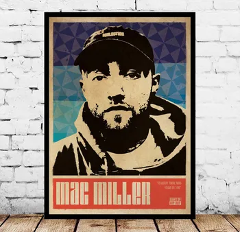 

Mac Miller Music Vintage Hip Hop Pop Poster Wall Art