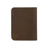 Men Genuine Leather Wallet Vintage Crazy Horse Leather Male Wallets Purse Famous Brand 6 Credit Card Slot Carteira Masculina 6