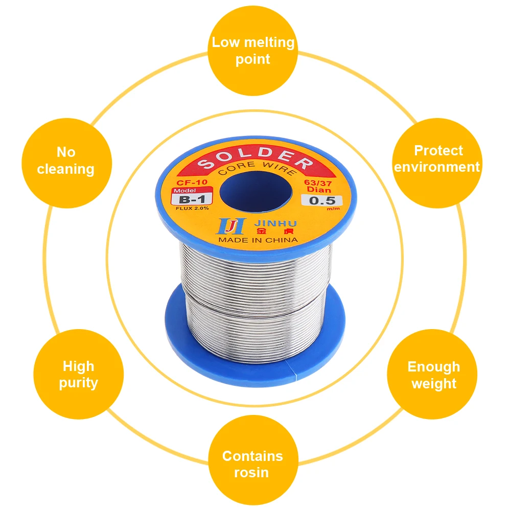63/37 B-1 300 г 0,5 мм-2,0 мм без очистки канифоль ядро припой провода с 2.0% флюсом и низкой температурой плавления для электрического паяльника