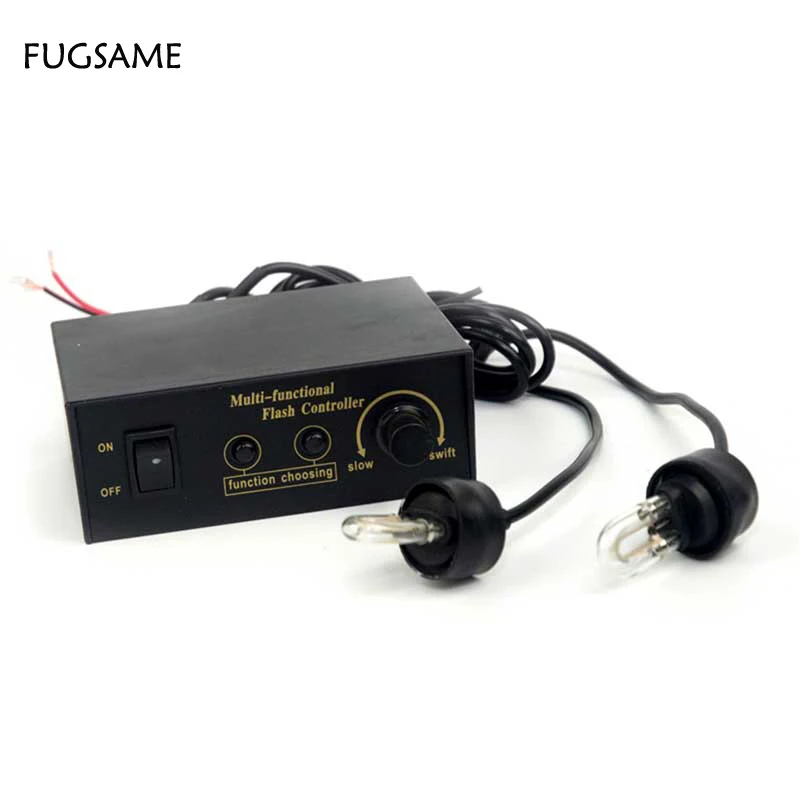 

Hottest Automobile Decorative Lamp One Pull Two Or Four U Tube Strobe flashing Fog White Tail Adjust