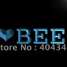 LB936-I Love Beer Bar Pub Club подарок светящийся знак