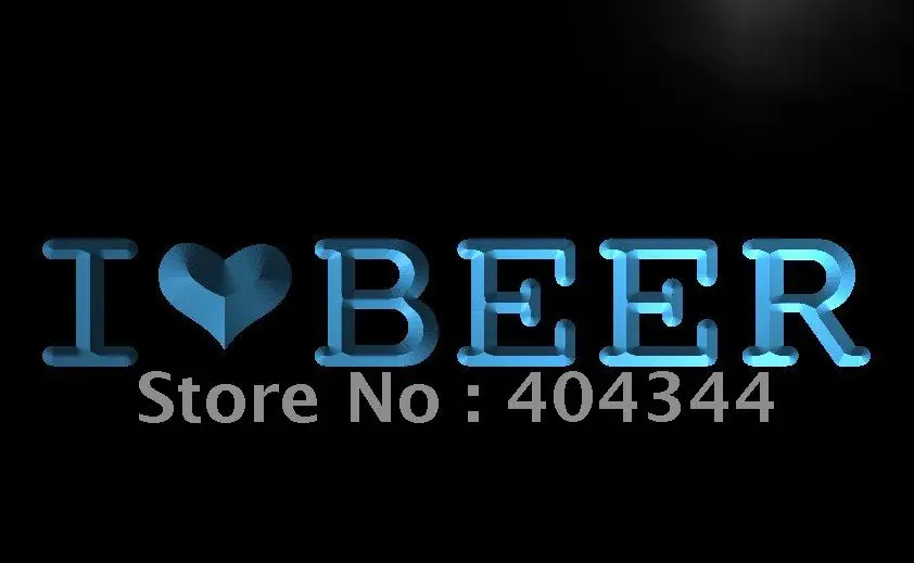

LB936- I Love Beer Bar Pub Club Gift NEW Light Sign