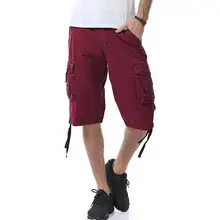 Мужские летние хлопковые шорты спортивные штаны брюки для бега велокросса занятия спортом