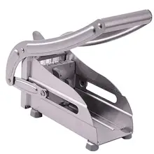 Машина для изготовления картофельных чипсов из нержавеющей стали, резак для картофеля, слайсер, измельчитель, кухонные гаджеты, нарезка огурца