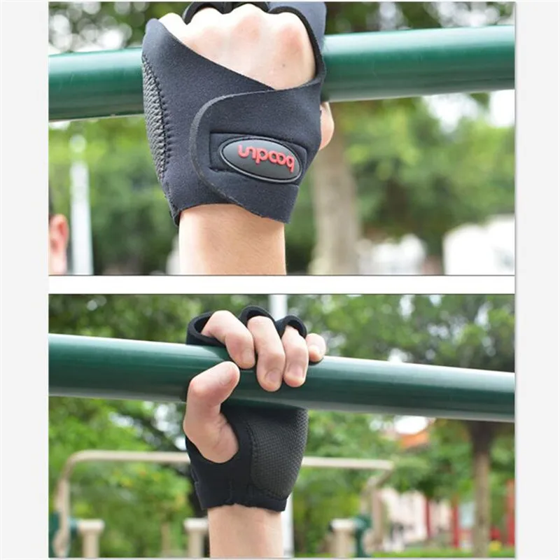 BOODUN Men Women Gym Body Building Training Sports Fitness Weight Lifting Antiskid Hollow Dumbbell Exercise Training Gloves