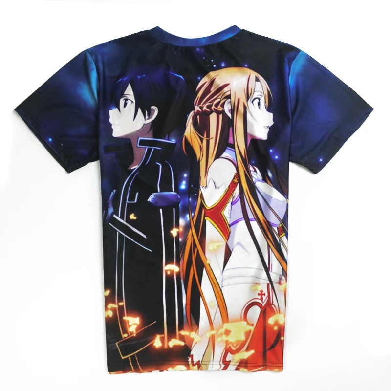 Alisister Anime espada arte en línea Camisetas SAO Camisetas mujeres hombres verano Casual Camisetas 3d camiseta camisolas Masculina Alisister Anime espada arte en línea Camisetas SAO Camisetas mujeres hombres verano Casual Camisetas 3d camiseta camisolas Masculina