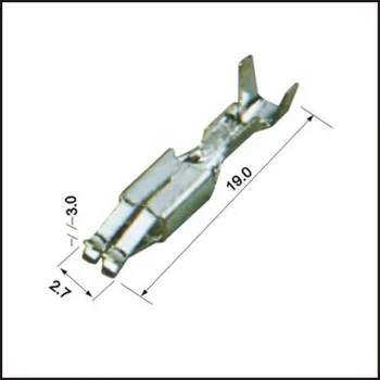 

free shipping 100PCS Male female wire connector automotive terminal Plugs socket Fuse box Wire harness Soft Jacket DJ622-E3.5A