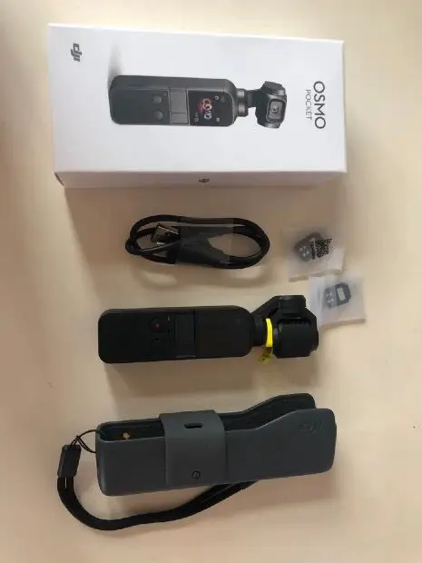 Секундную стрелку! DJI Osmo карман 3-осевая стабилизированная для цифровой зеркальной камеры 4K 60fps видео DJI компактный и интеллигентая(ый) Osmo карман