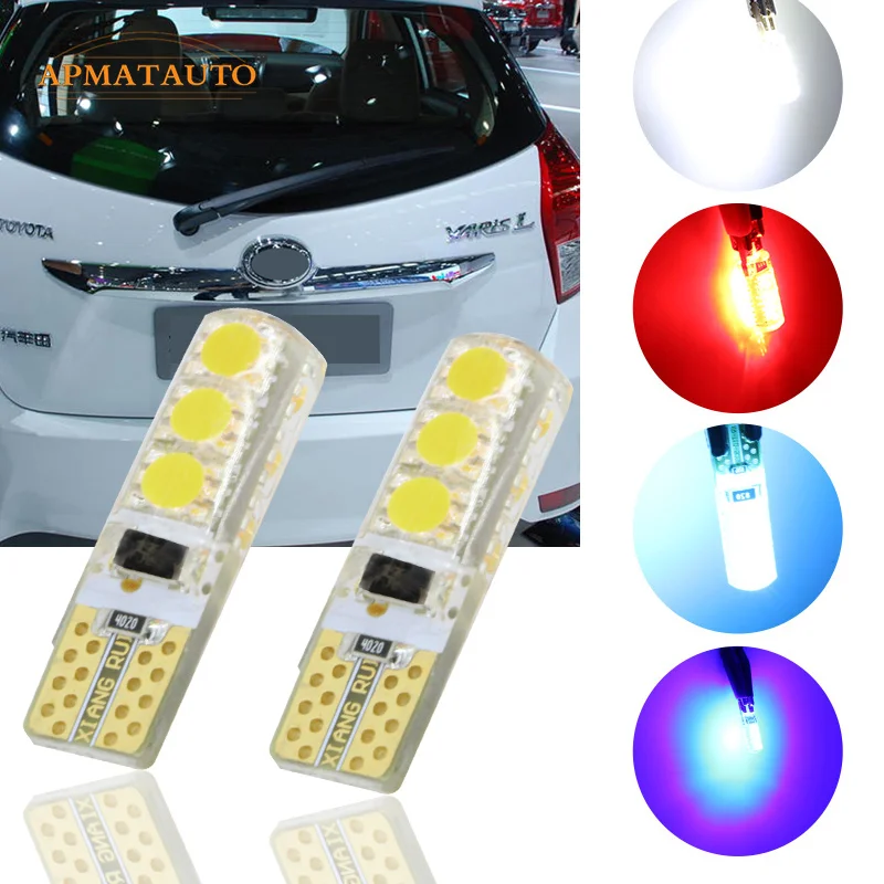 

2x T10 T16 W5W License Number Plate Light LED Bulbs For Toyota Corolla Yaris Vios Camry Reiz Crown Highlander PRADO PREVIA LAND