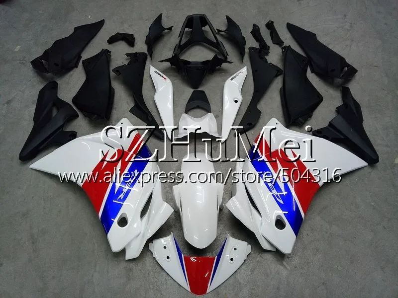 Литые изделия для Honda CBR250R MC41, возрастом 11, 12, 13, 14, 15, CBR250 R 117SH. 18 CBR 250R 250 R Красный Белый Горячая 2011 2012 2013 обтекатели - Цвет: No.  11