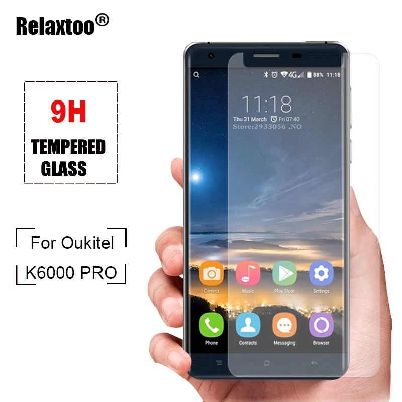 

9H 2.5D Protective Tempered Glass For Oukitel K6000 Case Screen Protector Film For K6000 Pro U20 Plus U15 U7 K10000 Pro U16 Max