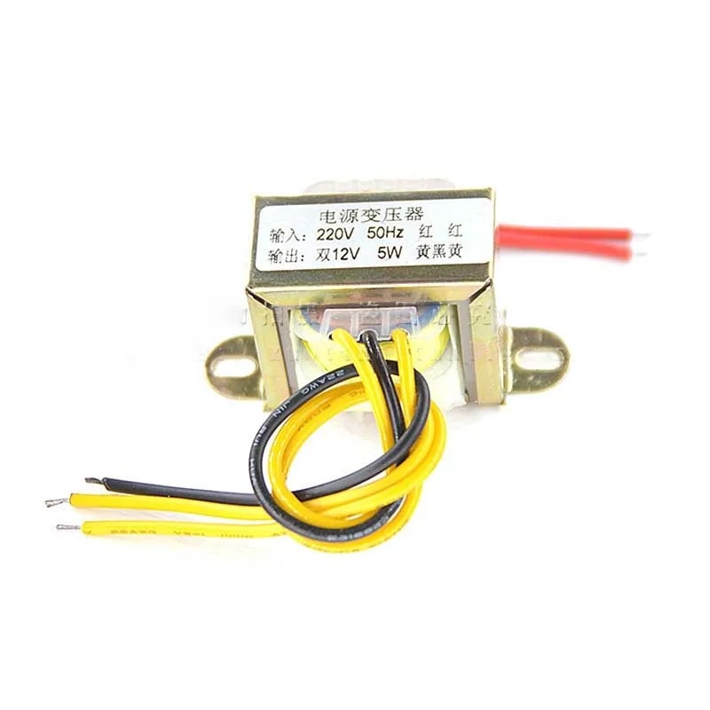 

5W dual 12V transformer input: 220V 50Hz / output: dual 12V