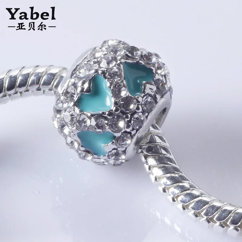 Yabel Европейский Лидер продаж Кристалл Сплав Бусины для изготовления ювелирных