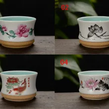 1 шт. Китай Dingyao чайная чашка, керамический чайный набор, кружка для Пуэра, набор керамической печи высшего класса, фарфоровая посуда, чайные чашки