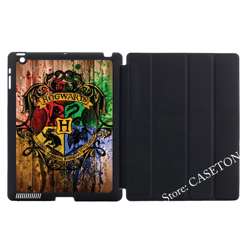 

Harry Potter Hogwarts On Wood Print Stand Folio Cover Case For Apple iPad Mini 1 2 3 4 Air Pro 9.7 10.5 12.9 2016 New 2017 a1822