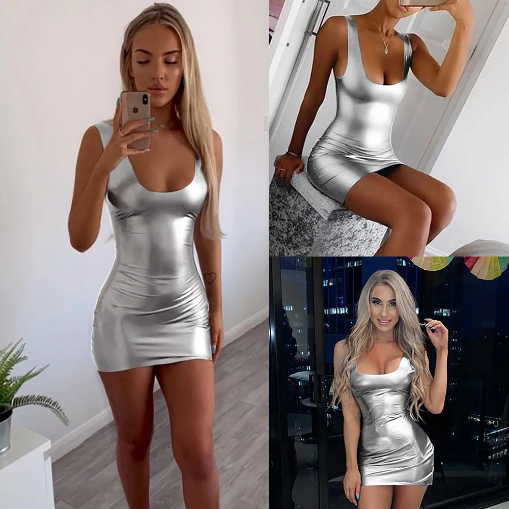 

Pickyourlook Women Bodycon Dresses Summer Stretch Sexy Party Club Bandage Female Mini Dress Lady Sleeveless Sheath Vestidos D35