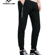 Пионерский лагерь Новые весенние повседневные штаны мужские брендовая одежда тонкие качество брюки мужчины кулиские с принтом черные джоггеры мужские AXX802062