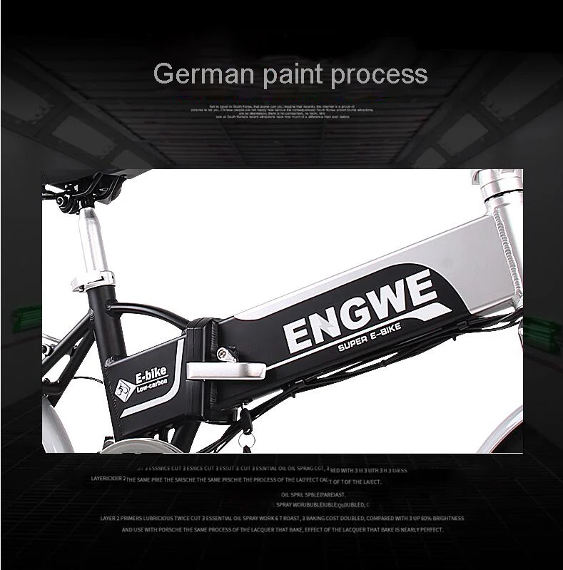 Perfect Electric Bike 48V12.5A Lithium Battery 20inch Aluminum Folding Electric Bicycle 500W Powerful e bike Mountain/ Snow beach ebike 14