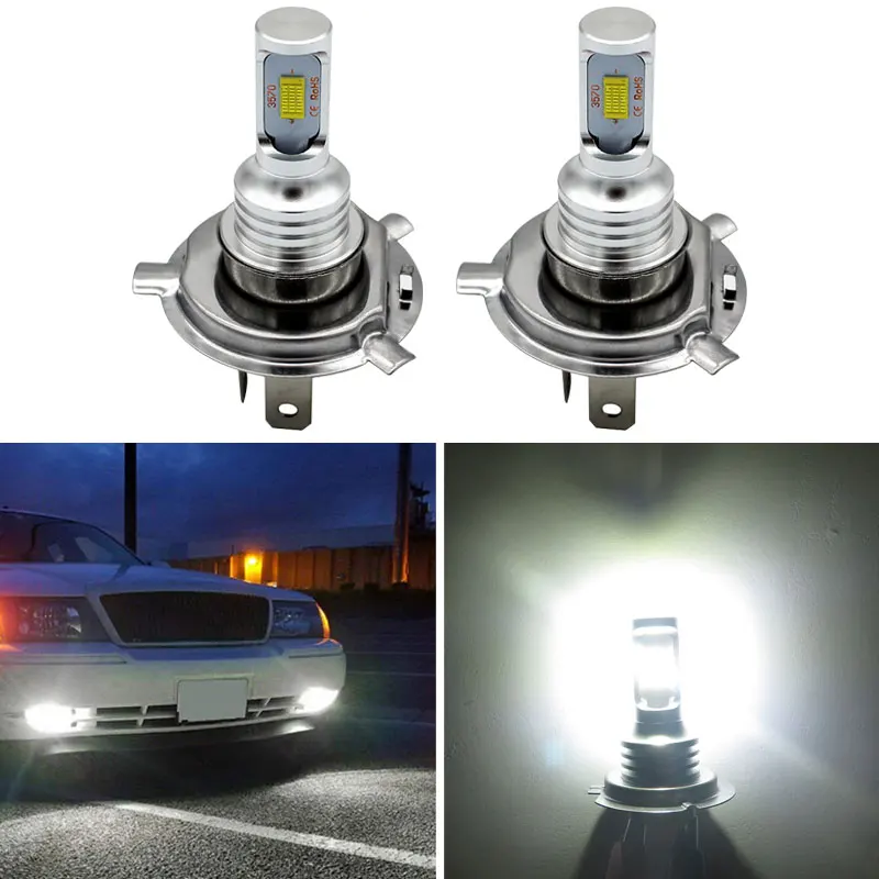 Vehemo H7/H4/H1/H8/H9/H11 лампы передняя фара светодиодный противотуманный фонарь супер яркий светодиодный автомобиль