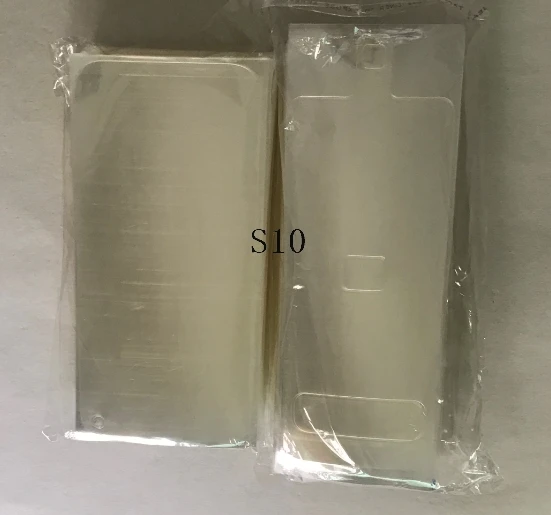 

100pcs /lot New Mobile Phone For Samsung Galaxy S10 Plus S10e S10+ Factory Front Screen +Back Housing Cover Protector Film