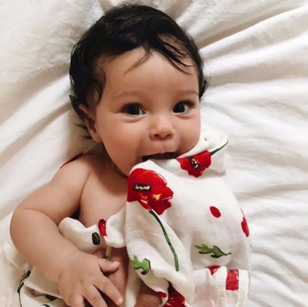 Baby muslin swaddle blankets organic cotton envelope for newborns wrap