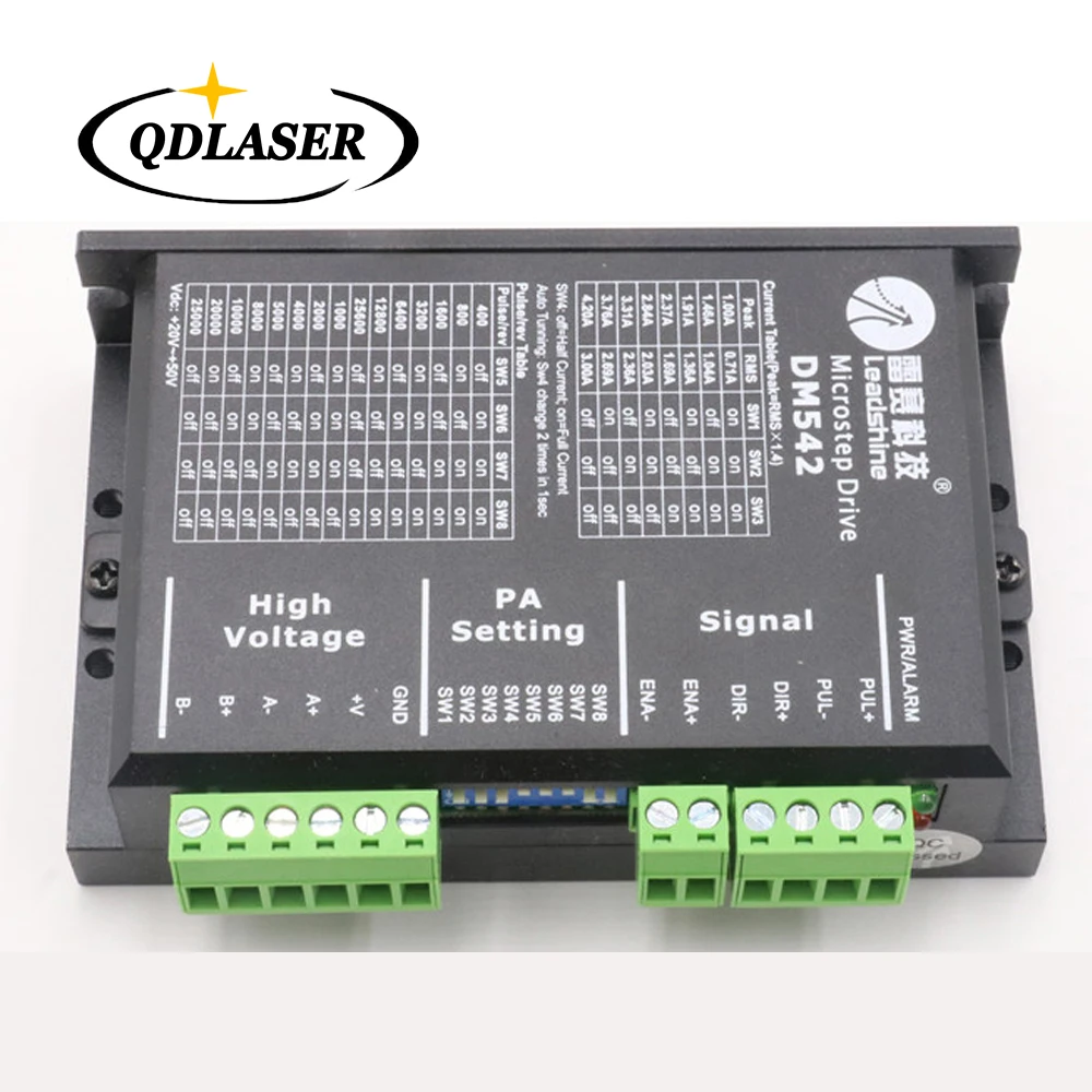 

Leadshine 2 Phase Stepper Driver DM542 for Analog Digital Stepping Motor Controls