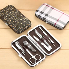 Набор инструментов для маникюра из нержавеющей стали, Маникюрный Инструмент для ногтей, пинцет, универсальный домашний Офисный Набор для ногтей, уход за красотой ногтей