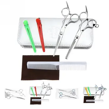 

New Professional Hair Cutting Thinning Scissors Family Salon Barber Shears Hairdressing Tool Set
