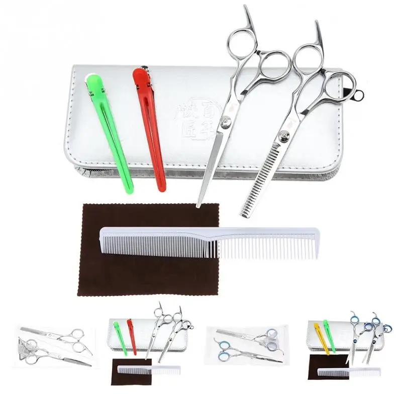 

Professional Hair Cutting Thinning Scissors Family Salon Barber Shears Hairdressing Tool Set