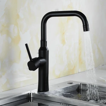 

Chrome Spray Stream Handle Kitchen Faucet Tap Rotation Mixer Swivel Pull Out Durable Sink Sprayer Single Hole N22-173