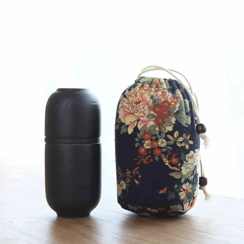 Портативная комбинированная мини Керамическая Простая Дорожная чайный набор кунг-фу чайная чашка - Цвет: 3