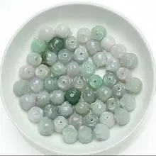 Нефритовые DIY запасные части, натуральный груз, нефрит, лотос, роза, свободные бусины, аксессуары, браслет, сумка, трейлер, подвесной материал