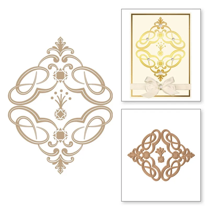 

Marquise Diamond Covers Metal Cutting Dies New 2019 Stencils for DIY Scrapbooking Paper Card making Decor Craft Embossing