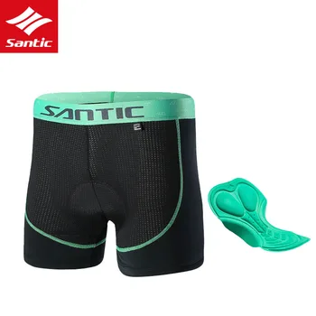 

SANTIC Cycling Shorts Men MTB Road Bike Shorts 4D Pad Shockproof Breathable Mountain Bike Shorts Bicycle Cycling Sports Clothing