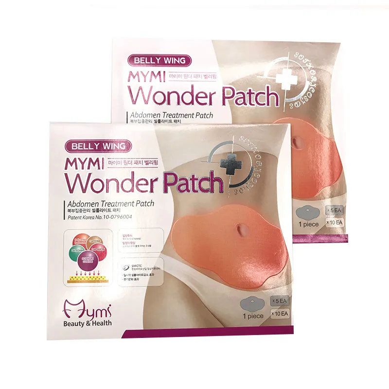 

20Pcs 30 Days Mymi Wonder Patch Quick Slimming Patch Belly Slim Patch Abdomen Fat burning Navel Stick Slimer Face Lift Tool