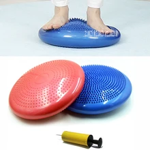 ПВХ надувной фитнес-мяч Йога массажный коврик-подушка йога половинный мяч физические упражнения Точка Массаж шаговый баланс подушка коврик