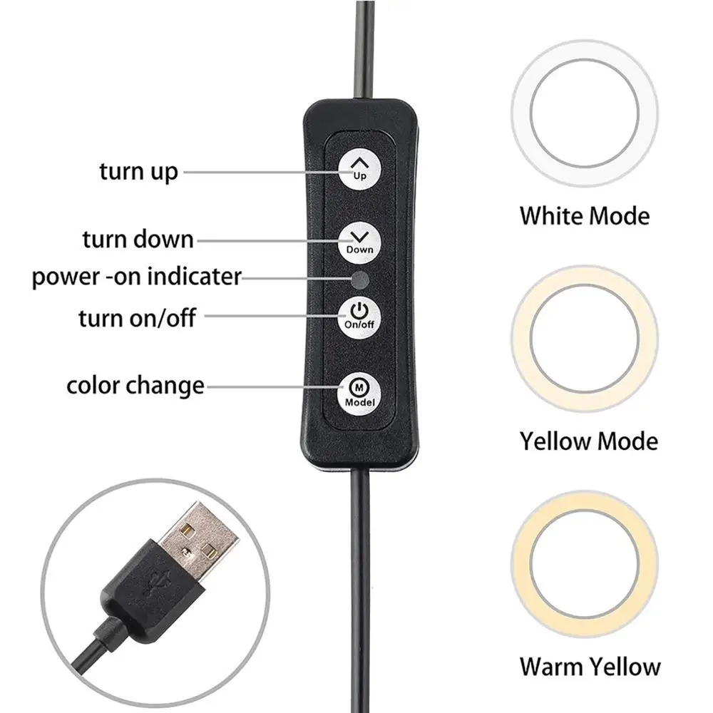 ZOMEI " освещение для фотосъемки с регулируемой яркостью 64 шт. светодиодный кольцевой светильник Youtube живое видео макияж фотостудия свет с USB вилкой