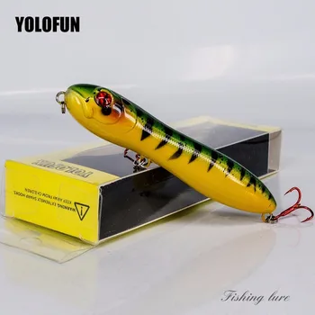 

Sale Top Water Pencil Wobblers Popper Lure 16g 10cm Carp Fishing Lure Isca Artificial Hard Bait Mini Magician Snake Walker Pesca