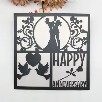 

20pcs/lot Mr Mrs Right Laser Cut happy Wedding Invitation Card Birthday Party marriage annivery dinner Supplies