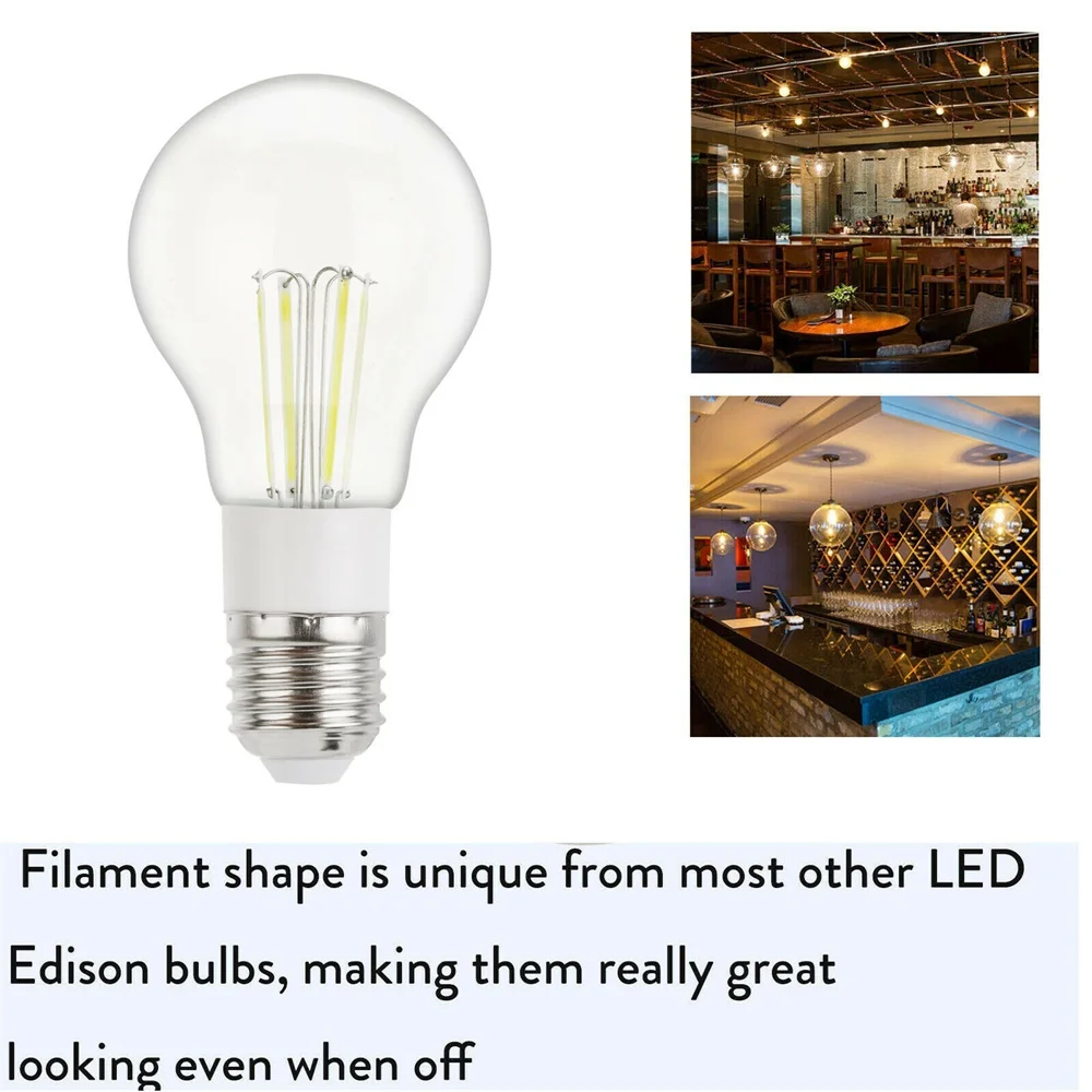 High Quality Vintage LED Edison Bulb Retro A55 E27 3W 4W 6W Home Decoration Light B22 Bayonet Lamp AC 85-265V DC 12V