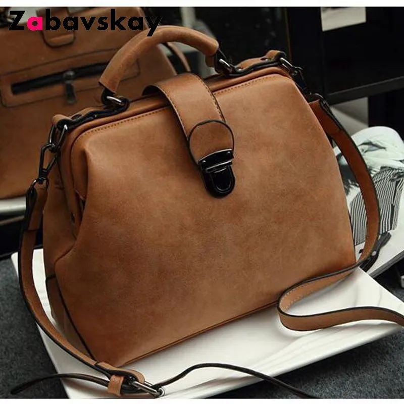 

2019 new vintage casual women leather small package female simple handbag brand ladies shoulder messenger crossbody bag DJZ523