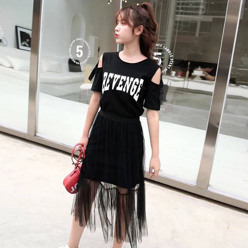 

Women Summer Dress Mesh Short Sleeve T-Shirt Dress Letter Printed T-Shirt Dress Casual Loose Dresses