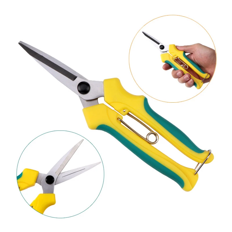 Прямой рот сбор фруктов ножницы резиновый сад тонкий фруктовый резак садовые инструменты Садовые принадлежности ножницы инструмент для сбора