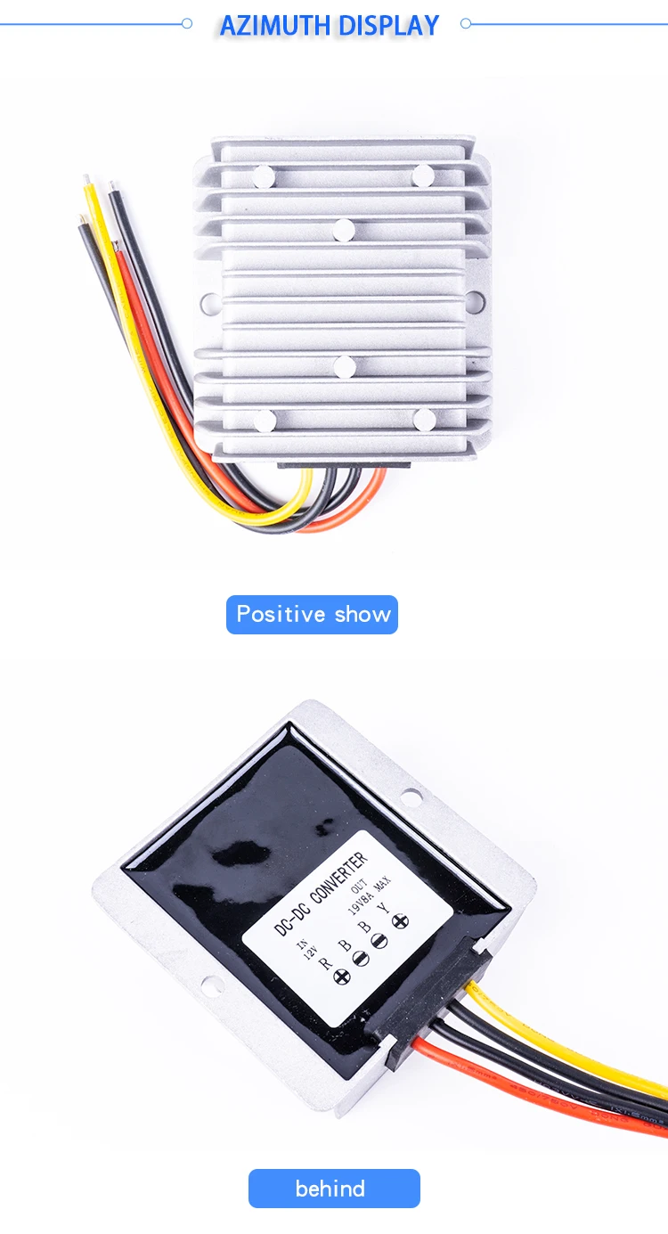 Преобразователь постоянного тока 12 В Шаг до 19 в 3A 5A 8A 10A 15A преобразователь напряжения Блок питания повышающий водяной насос светодиодный светильник