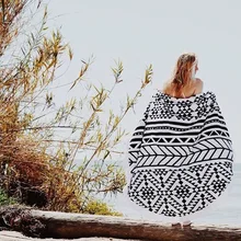 New Bohemia 02 women 100% Cotton Plaid tartan design Tassels Summer Beath Sunbath Swimming Lady Bath Towel Cover-ups Camping Mat