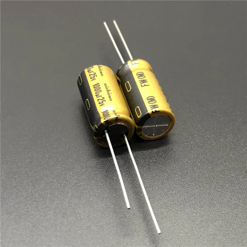 

5pcs/20pcs 1000uF 25V NICHICON FW Series 10x20mm 25V1000uF HiFi Audio Capacitor