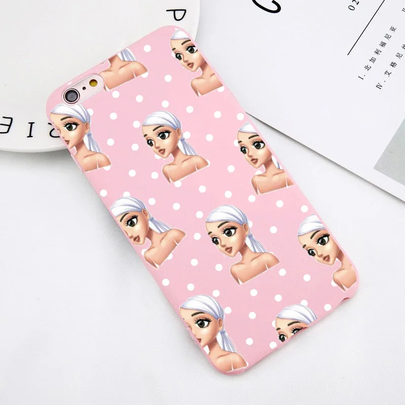 Чехол Ariana Grande Ag ciciber thank u, the next adoante из ТПУ для iPhone 4 5 6 7 8 plus x XR fundas Capa Cover